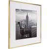 Henzo cadre aluminium Manhattan or 40x40 cm avec passe-partout 30x30 cm