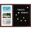 Henzo Letterboard 37,5x52,5 cm Marron foncé Bois de haute qualité Lettres Emojis