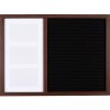 Henzo Letterboard 37,5x52,5 cm Marron foncé Bois de haute qualité Lettres Emojis