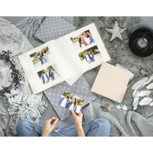 Hama Album photo Skies II gris 30x30 cm 60 pages blanches