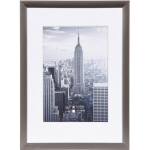 Cadre alu Manhattan 13x18 cm en gris