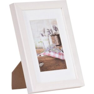 Cadre photo Jardin 13x18 blanc cadre en bois