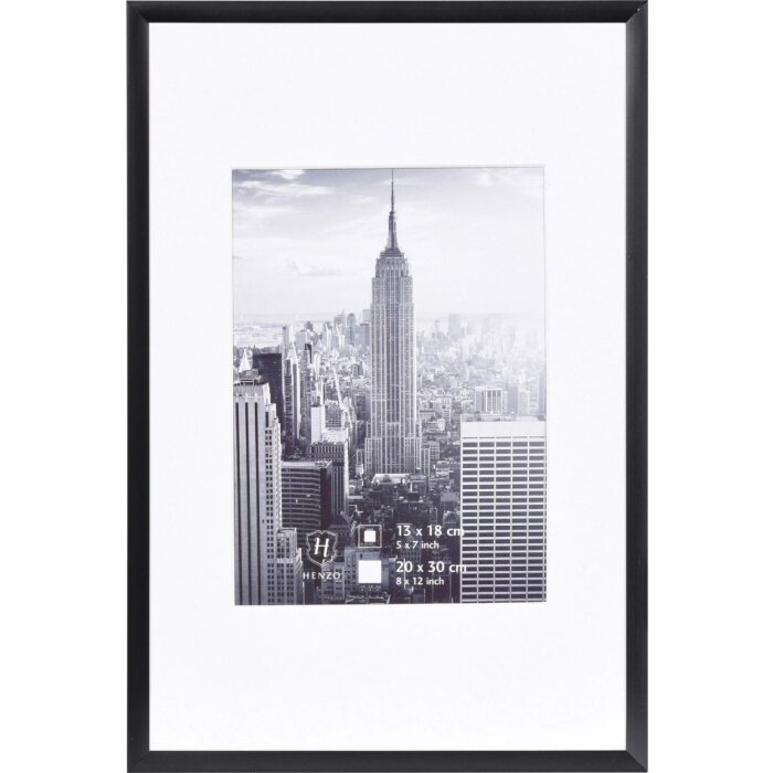 Manhattan cadre alu 20x30 cm en noir