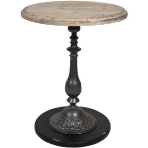 Clayre & Eef 50525 Table dappoint marron, noir...