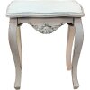 Clayre & Eef 5H0538 Table dappoint blanche 52x35x58 cm