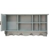 Clayre & Eef 5H0571 Armoire murale bleu 80x15x40 cm