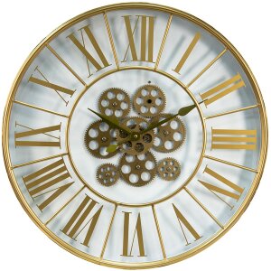 Clayre & Eef 5KL0208 Horloge murale couleur or...