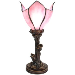 Clayre & Eef 5LL-6232 Lampe de table Tiffany Fleur...