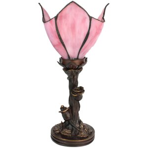 Clayre & Eef 5LL-6232 Lampe de table Tiffany Fleur...