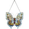 Clayre & Eef 5LL-6236 Tiffany Vitrail Papillon Bleu 40x60 cm