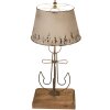 Clayre & Eef 5LMC0016 Lampe de table Beige, Marron Ø 35x79 cm