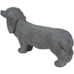 Clayre & Eef 5MG0019 Chien gris 74x19x39 cm