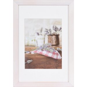 Cadre photo en bois Henzo Jardin 20x30 cm blanc avec...