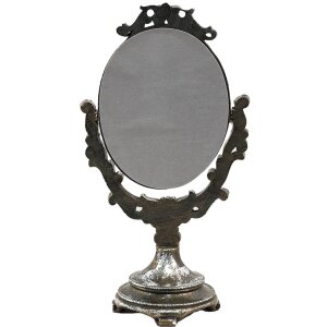 Clayre & Eef 62S243 Miroir sur pied brun 16x11x29 cm