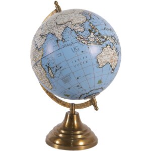 Clayre & Eef 64908 Globe Décoratif Bleu, Gris,...