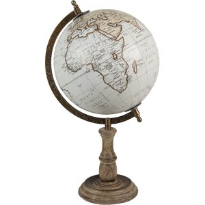 Clayre & Eef 64929 Globe Décoratif Gris,...