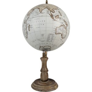 Clayre & Eef 64929 Globe Décoratif Gris,...