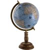 Clayre & Eef 64930 Globe Décoratif Bleu, Gris, Beige 22x22x37 cm