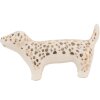 Clayre & Eef 65071 Bouton de porte Chien Blanc, Doré 8x3x4 cm