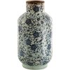 Clayre & Eef 6CE1379 Vase décoratif bleu, beige Ø 17x31 cm