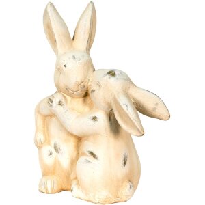 Clayre & Eef 6CE1485 Décor Lapin blanc, gris...