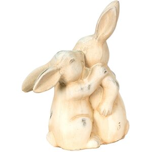 Clayre & Eef 6CE1485 Décor Lapin blanc, gris 20x10x25 cm