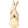 Clayre & Eef 6CE1485 Décor Lapin blanc, gris 20x10x25 cm