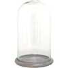 Clayre & Eef 6GL3536 Cloche en verre Transparent Ø 17x29 cm