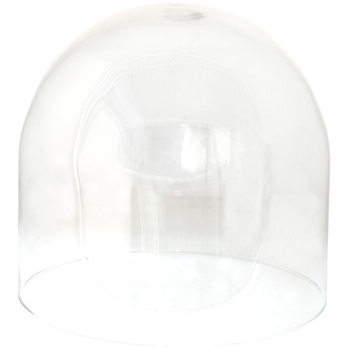 Clayre & Eef 6GL3548 Cloche en verre Transparent Ø 23x22 cm