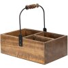 Clayre & Eef 6H2139 Boîte de rangement marron 27x17x10 cm