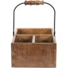 Clayre & Eef 6H2139 Boîte de rangement marron 27x17x10 cm