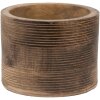 Clayre & Eef 6H2150M Pot de fleurs pour intérieur Marron Ø 15x12 cm