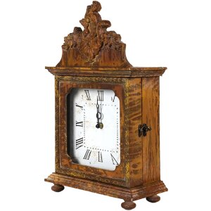 Clayre & Eef 6KL0747 Horloge de table marron 27x12x44 cm