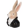 Clayre & Eef 6MG0025 Décor Lapin noir 11x9x19 cm