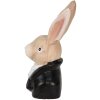 Clayre & Eef 6MG0025 Décor Lapin noir 11x9x19 cm