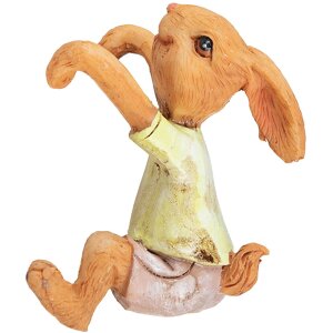 Clayre & Eef 6PR3532 Décor Lapin Vert, Marron...