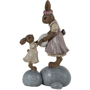 Clayre & Eef 6PR3537 Décoration Lapin rose,...