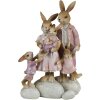 Clayre & Eef 6PR3540 Déco Lapin rose, beige 11x6x18 cm