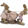 Clayre & Eef 6PR3543 Décor Lapin rose, beige 17x8x11 cm