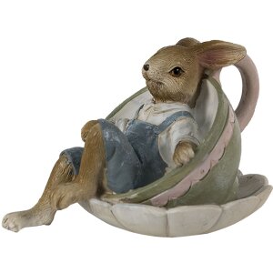 Clayre & Eef 6PR3558 Déco Lapin gris 11x8x7 cm