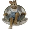 Clayre & Eef 6PR3558 Déco Lapin gris 11x8x7 cm