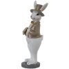 Clayre & Eef 6PR3570 Déco Lapin Beige, Blanc 5x5x15 cm