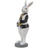 Clayre & Eef 6PR3580 Déco Lapin noir, blanc 7x7x20 cm