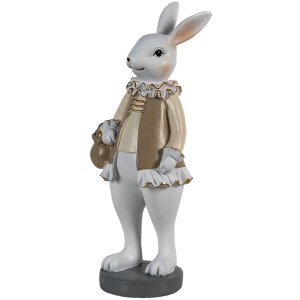 Clayre & Eef 6PR3583 Déco Lapin Beige, Blanc...