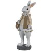 Clayre & Eef 6PR3583 Déco Lapin Beige, Blanc 10x8x25 cm