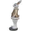 Clayre & Eef 6PR3583 Déco Lapin Beige, Blanc 10x8x25 cm