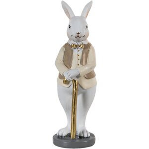 Clayre & Eef 6PR3585 Déco Lapin Beige, Blanc...