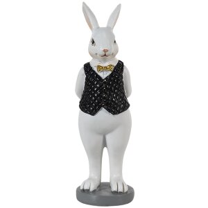 Clayre & Eef 6PR3587 Déco Lapin noir, blanc...