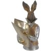 Clayre & Eef 6PR3599 Décor Lapin doré 16x13x30 cm