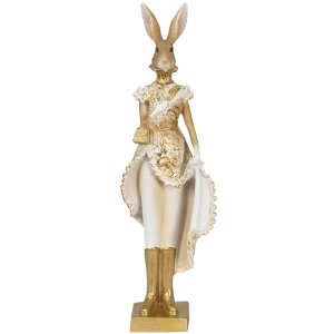 Clayre & Eef 6PR3603 Déco Lapin Doré,...